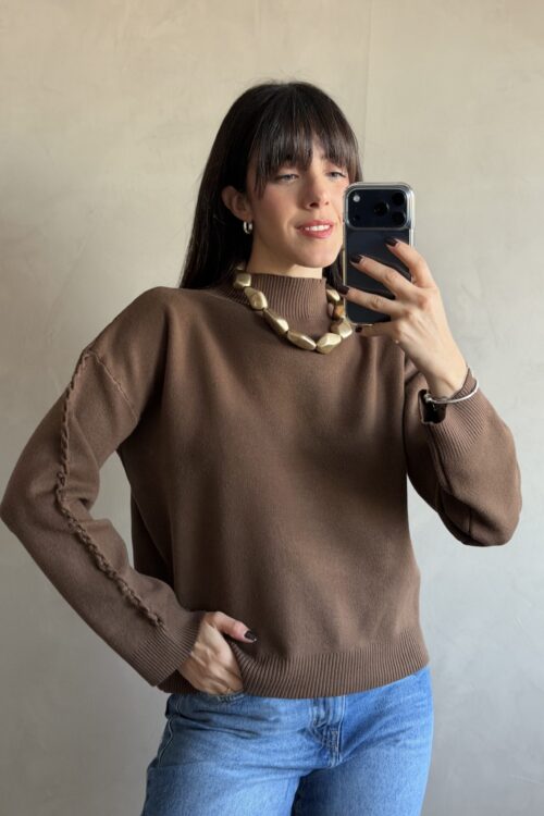 SWEATER LURA CHOCOLATE