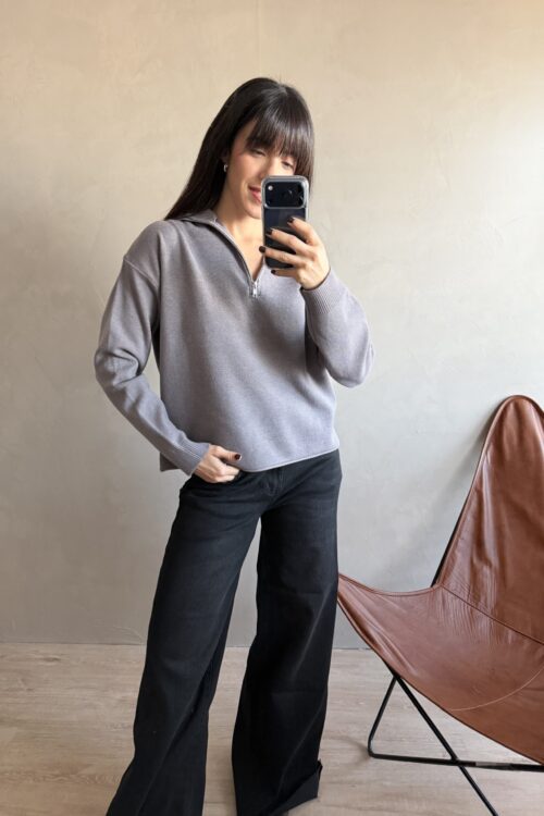 Alternative view of SWEATER MILAN GRIS