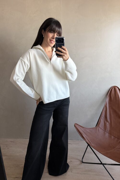 Alternative view of SWEATER MILAN BLANCO