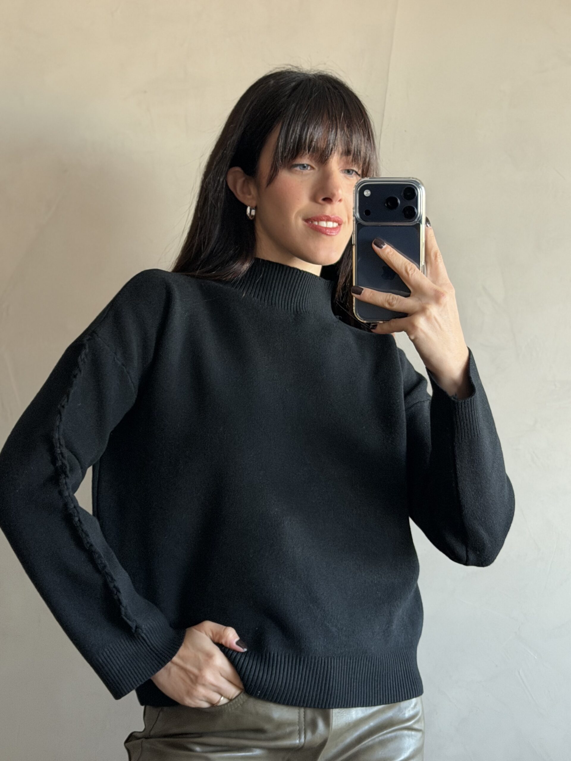 SWEATER LURA NEGRO
