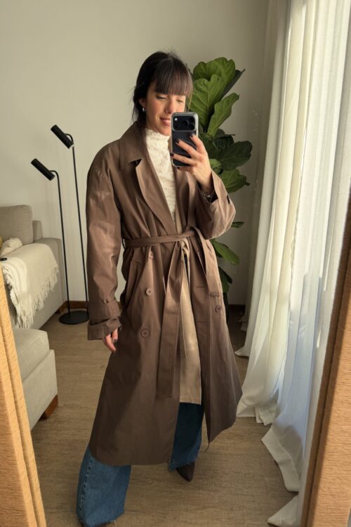 TRENCH MILS MARRON