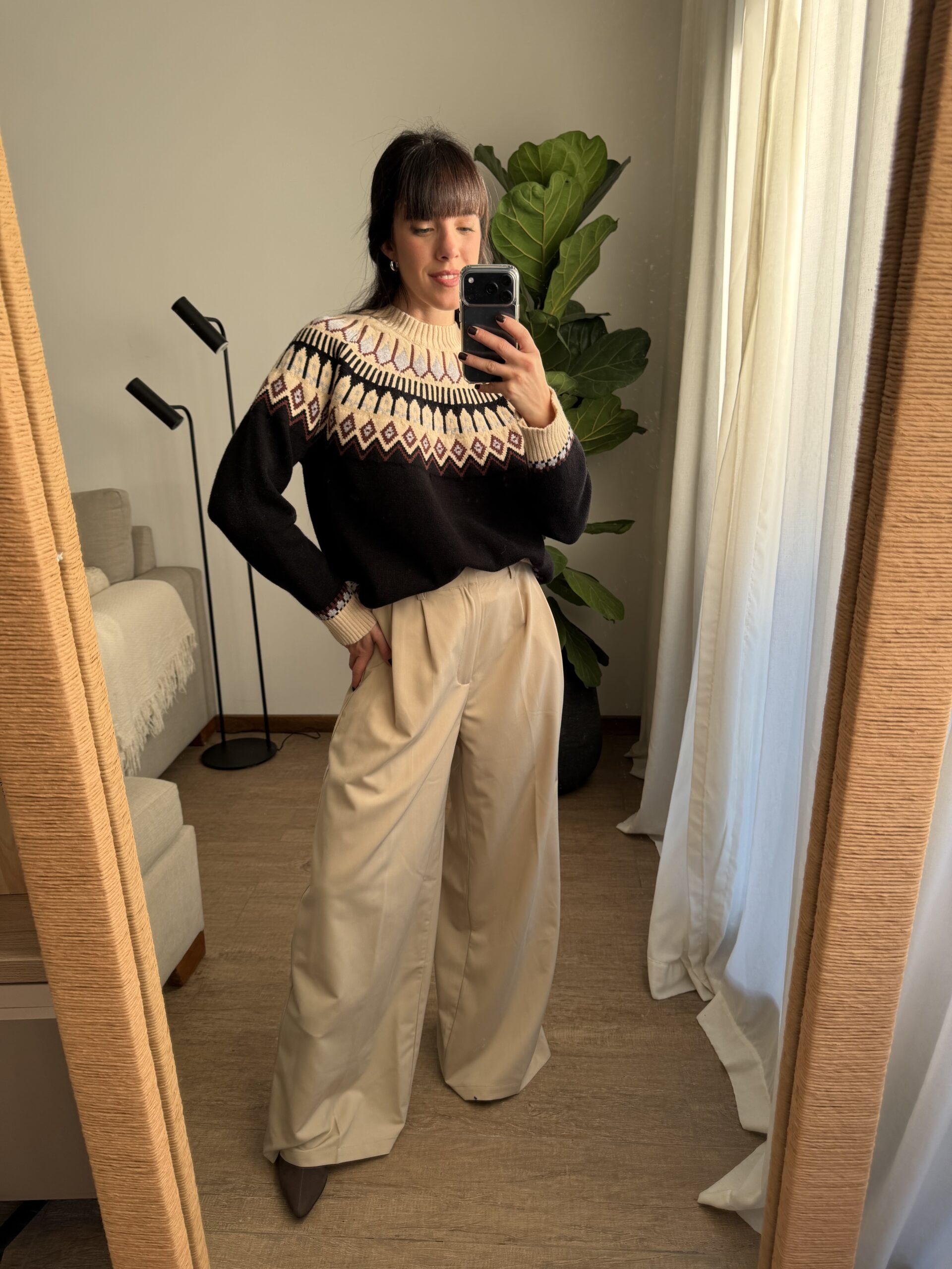 PANTALON SASTRERO BEIGE - Image 2
