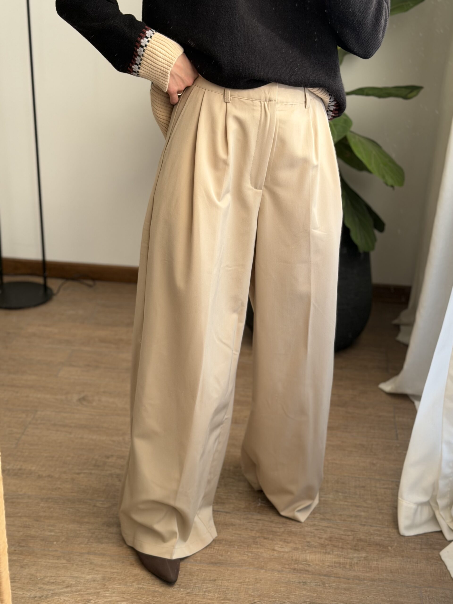 PANTALON SASTRERO BEIGE