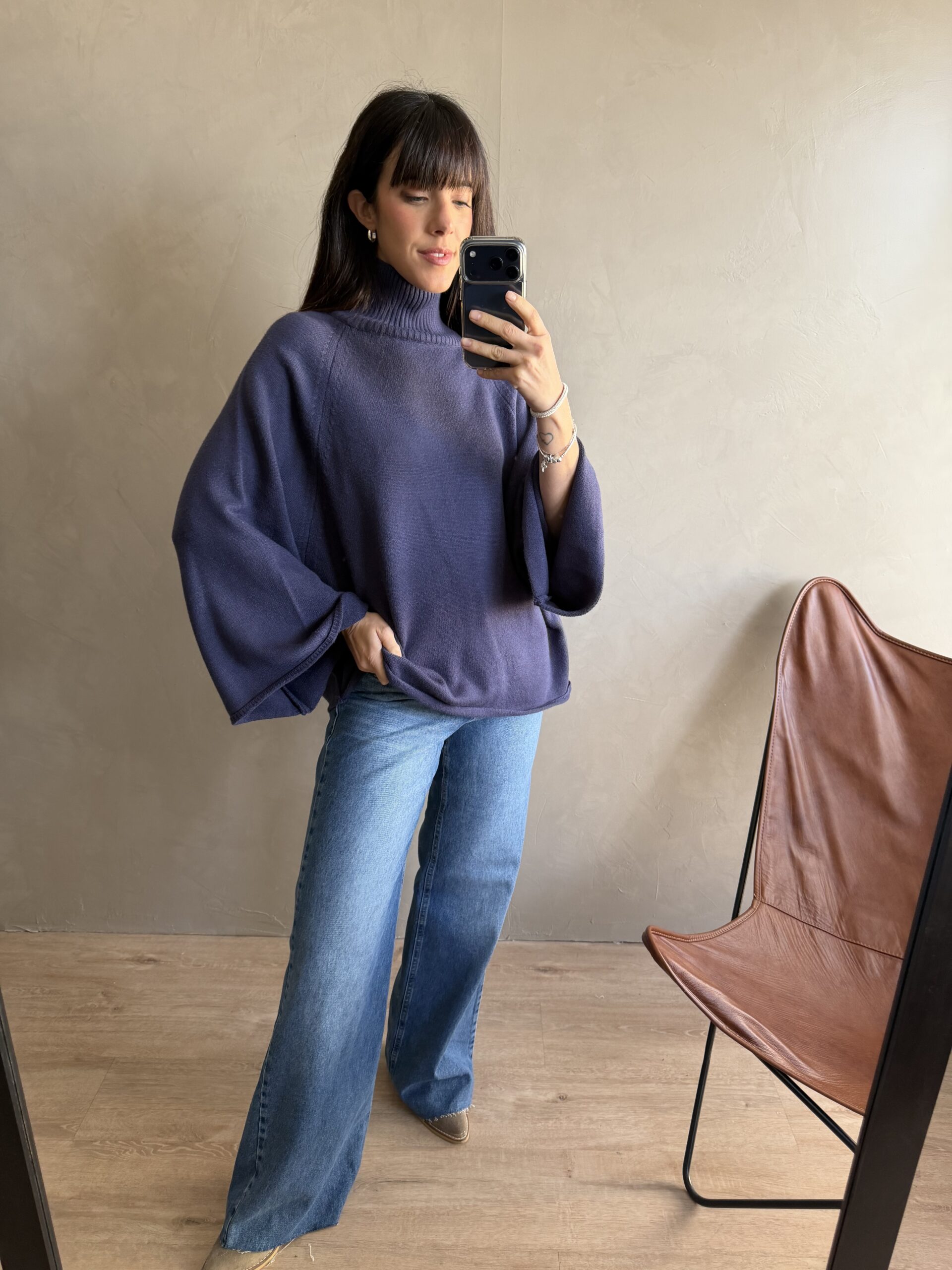 PONCHO MIRNA AZUL - Image 3
