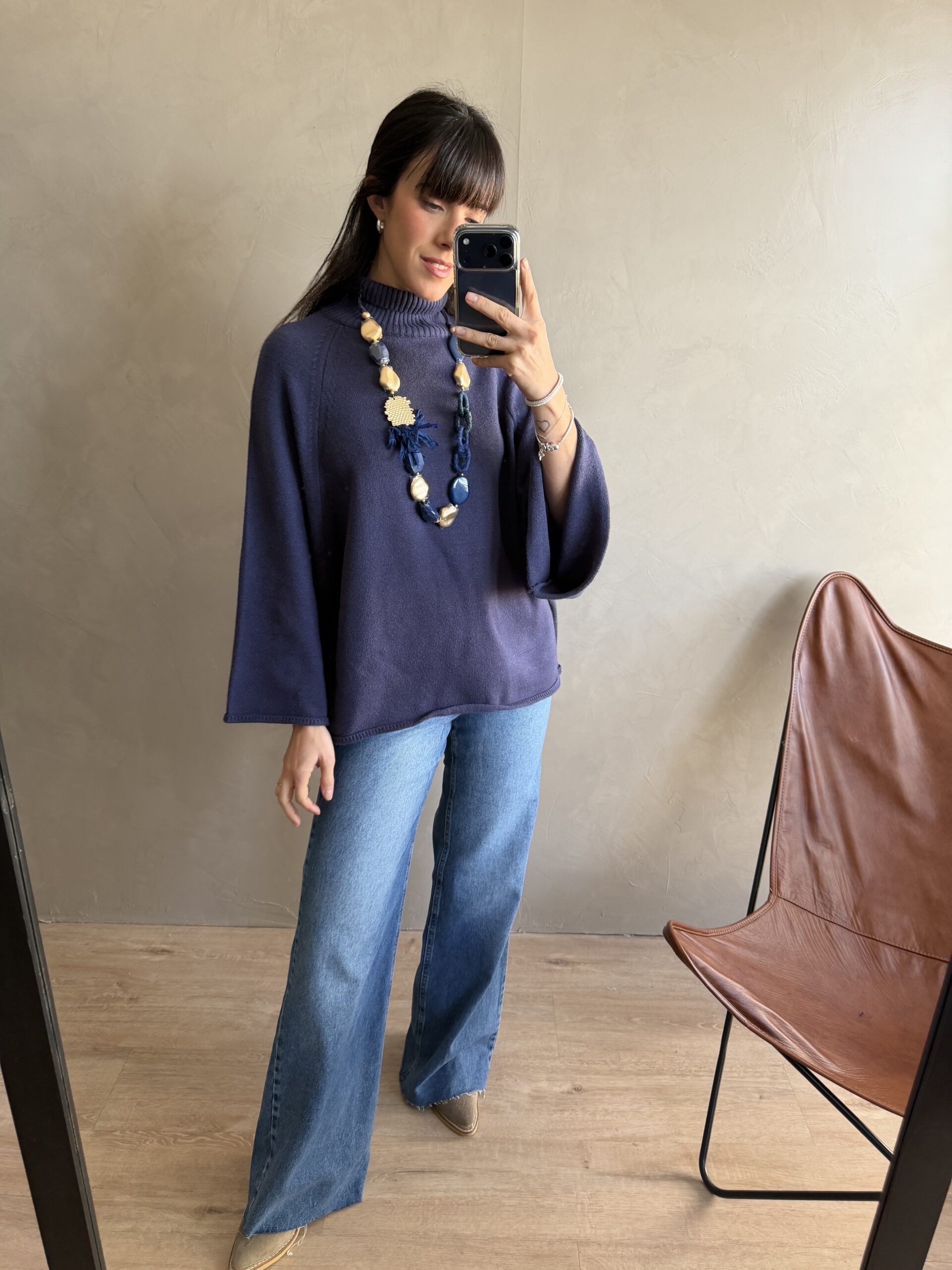 PONCHO MIRNA AZUL - Image 2