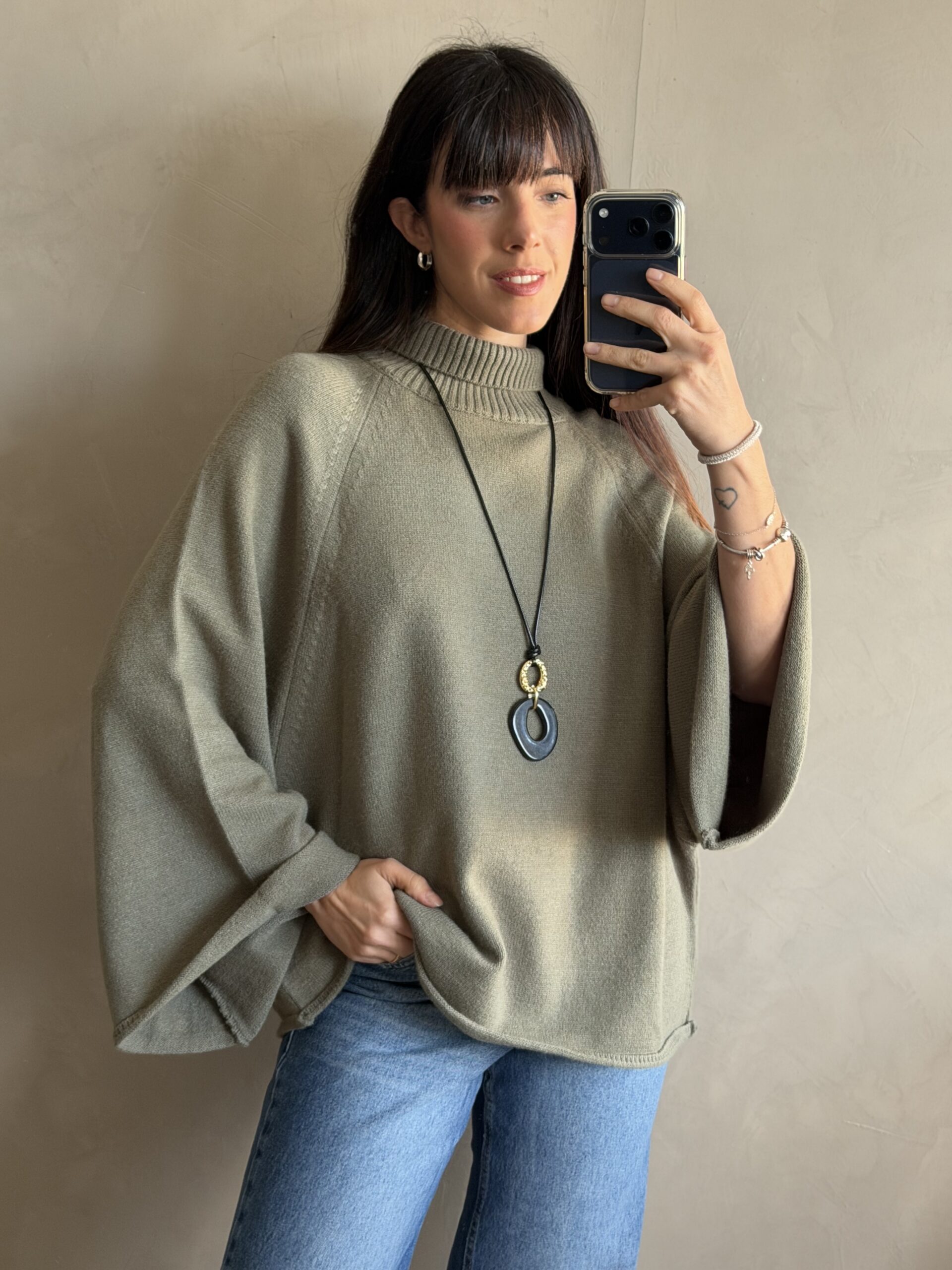PONCHO MIRNA VERDE