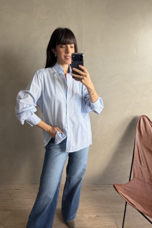 Alternative view of CAMISA HIT CELESTE