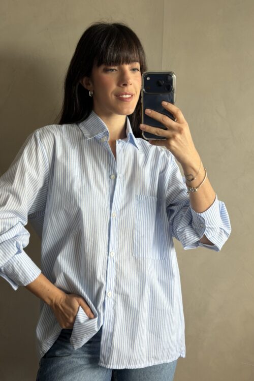 CAMISA HIT CELESTE
