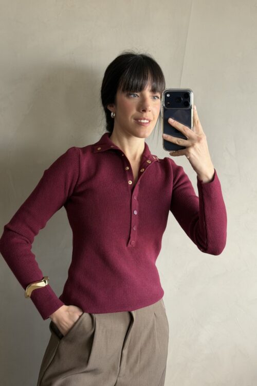 SWEATER RAFIC BORDO