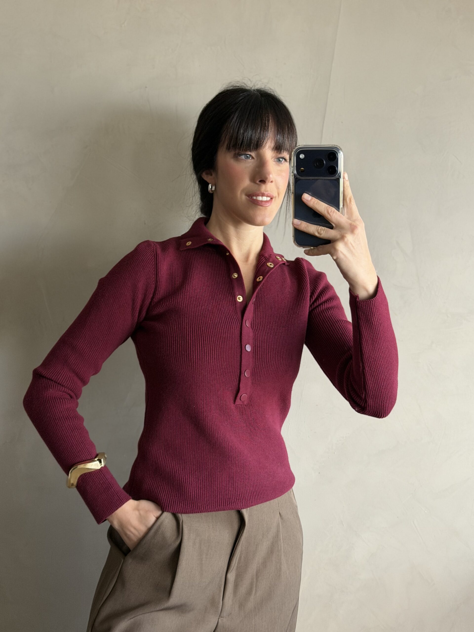 SWEATER RAFIC BORDO