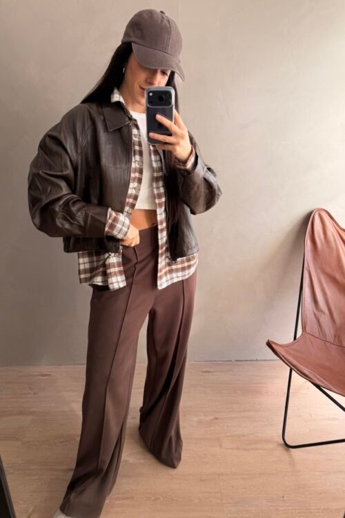 Alternative view of PANTALON LORAN CHOCO