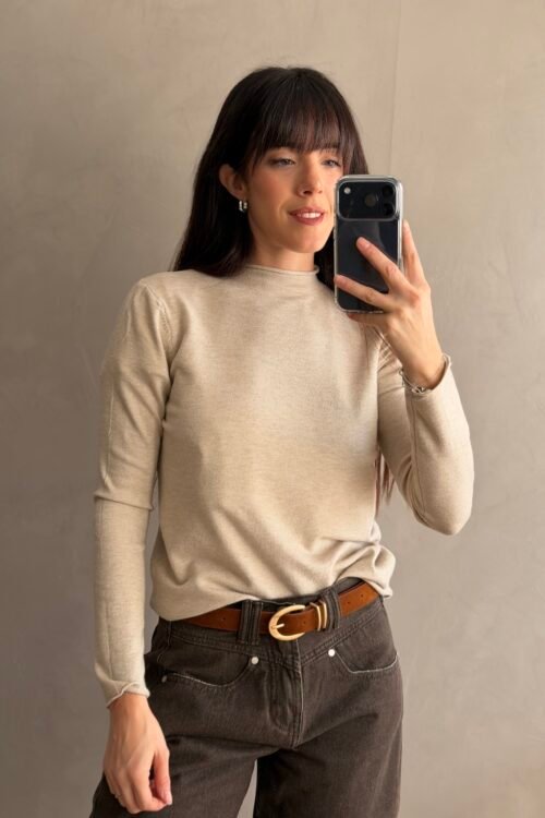 REMERA POLIN BEIGE