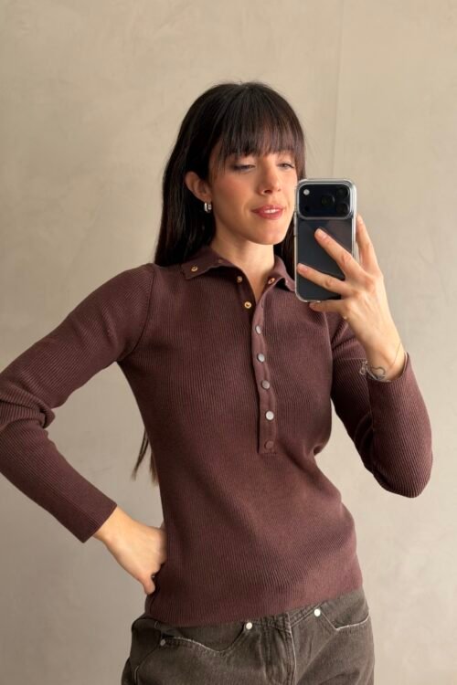 SWEATER RAFIC CHOCOLATE