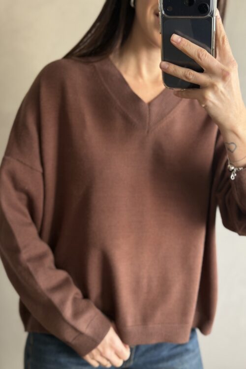 Alternative view of SWEATER AMARA CHOCOLATE