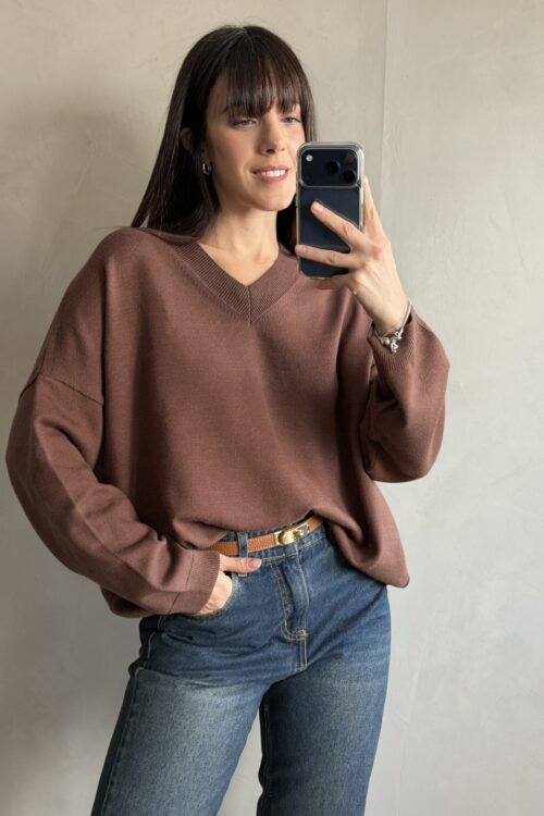 SWEATER AMARA CHOCOLATE