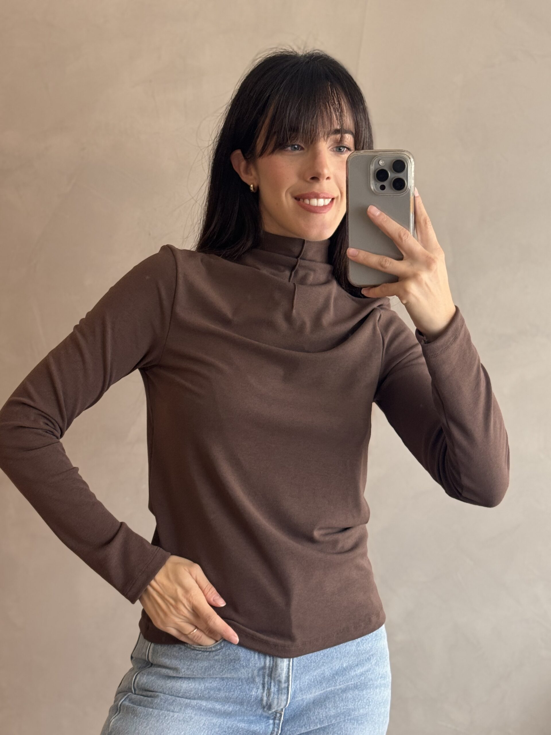 POLERA SEDAL CHOCO