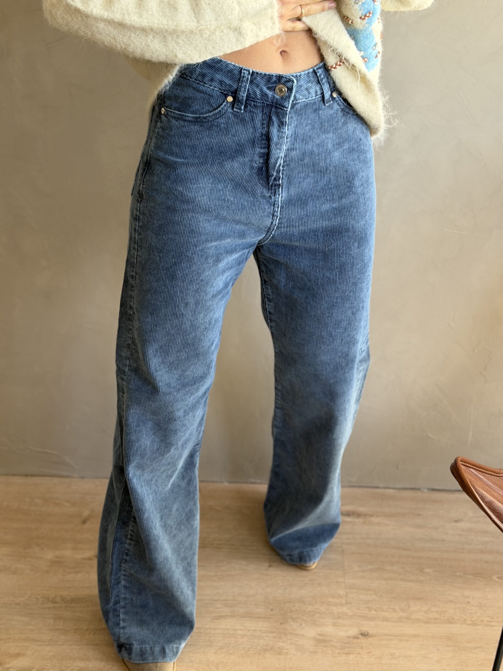 PANTALON WIDE LEG CORDEROY