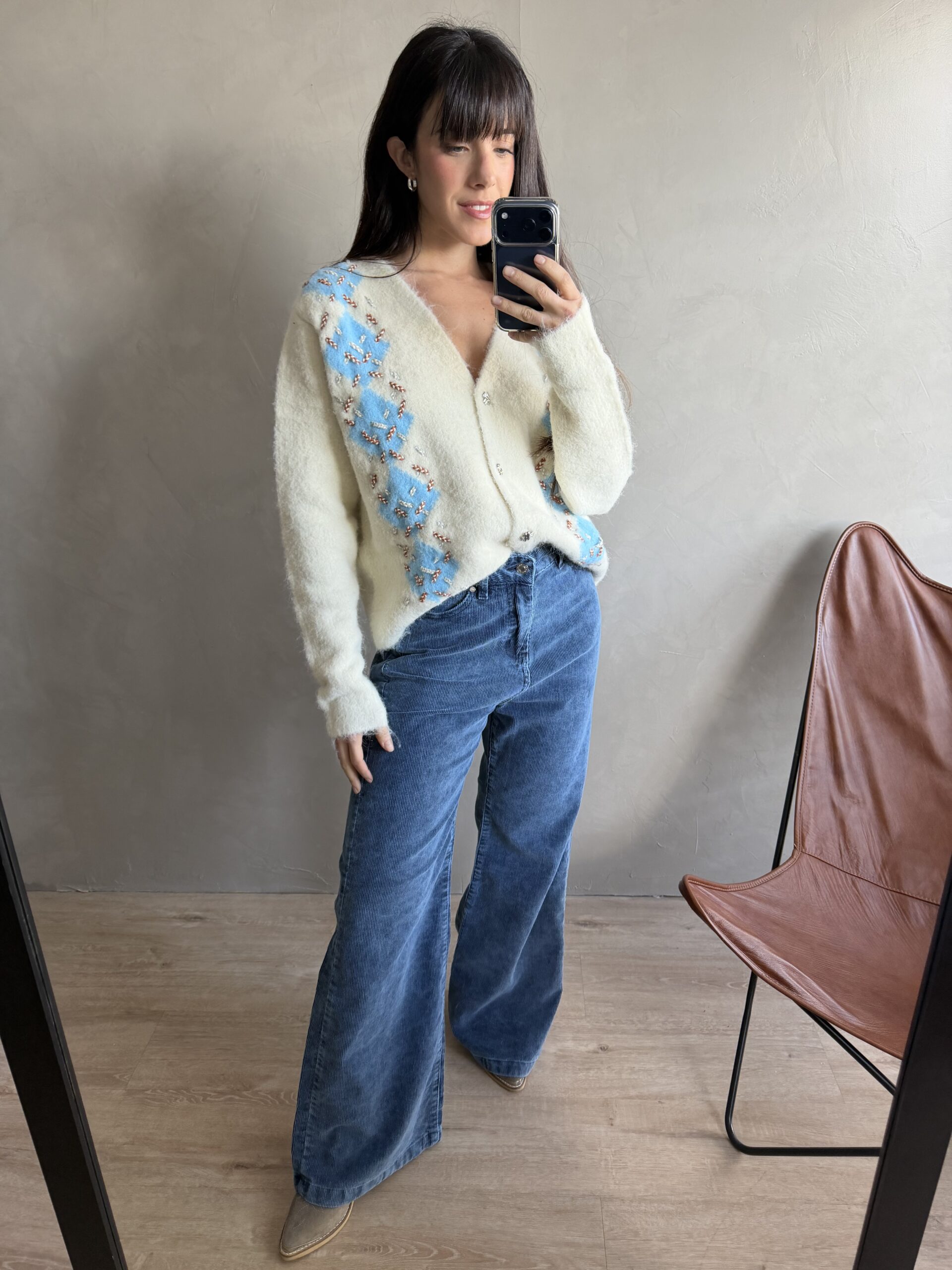 PANTALON WIDE LEG CORDEROY - Image 4