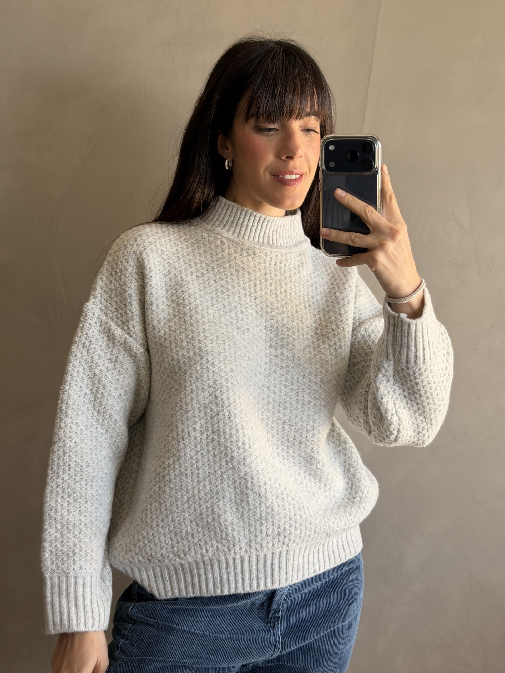 SWEATER LETIZ GRIS