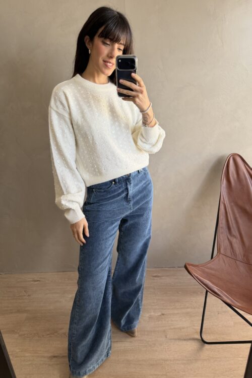 Alternative view of PANTALON WIDE LEG CORDEROY