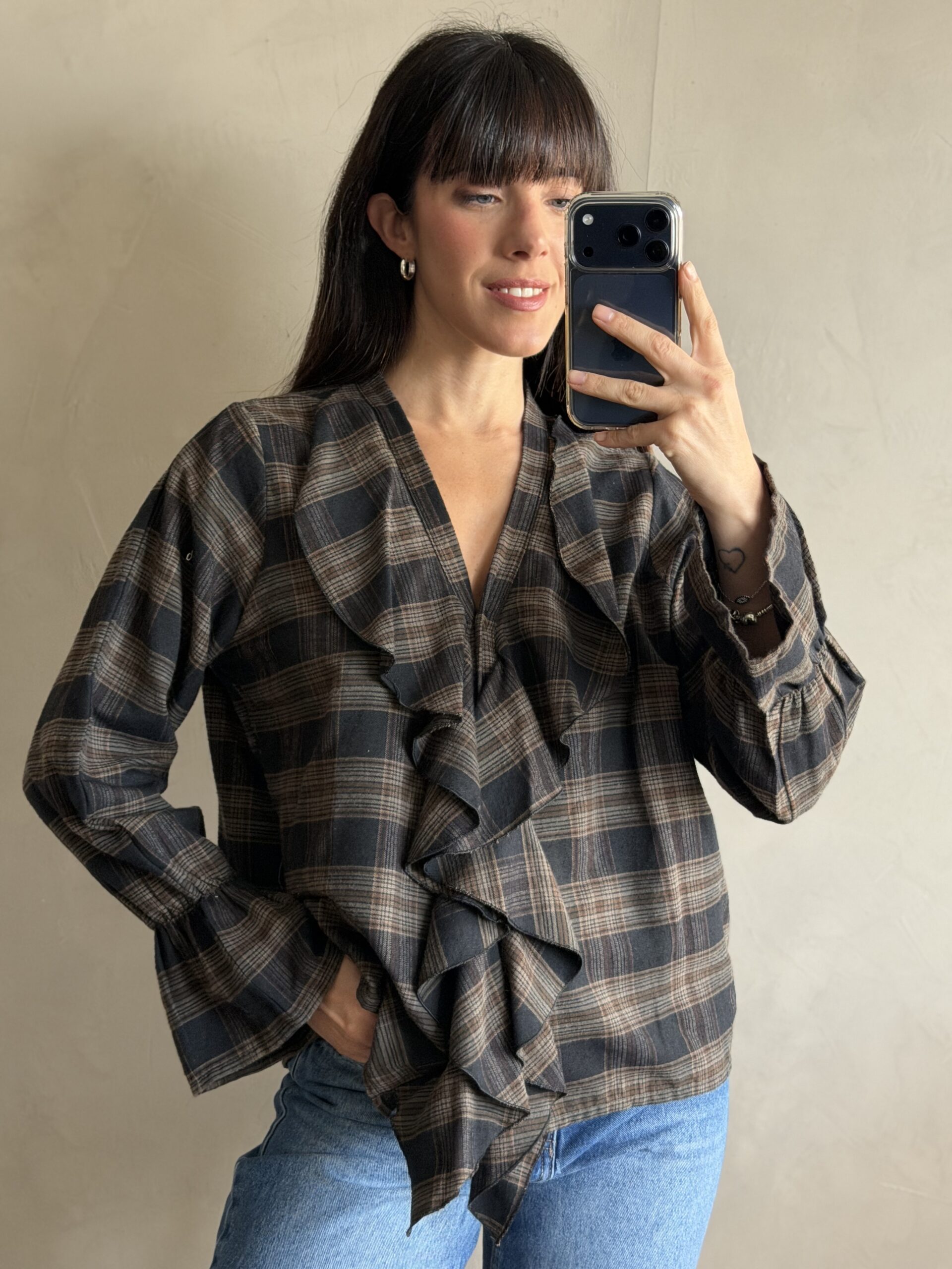 CAMISA ACUADRILLE NEGRA