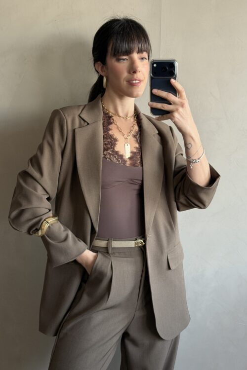 BLAZER SPENCY CHOCOLATE