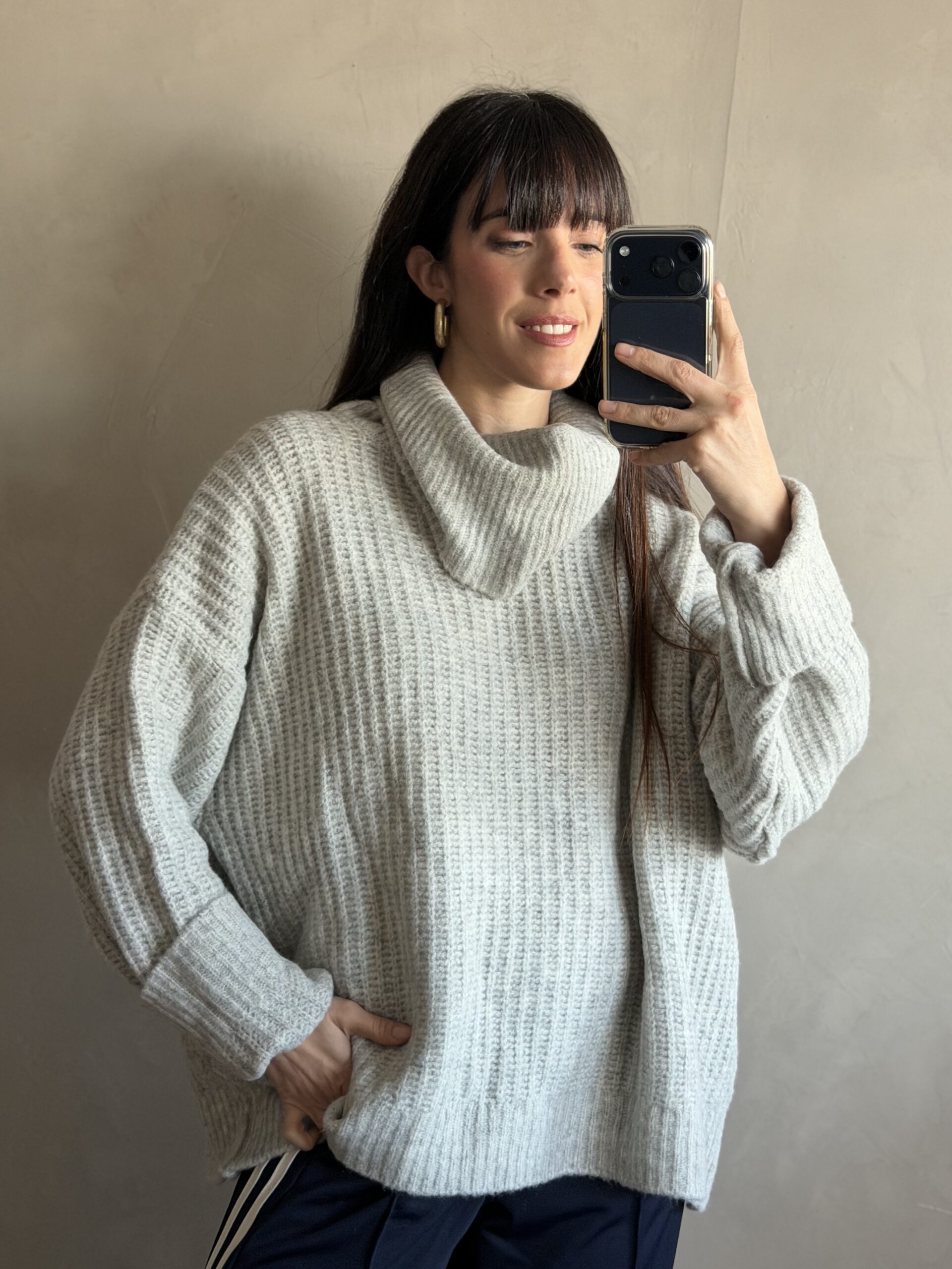 SWEATER MURA GRIS