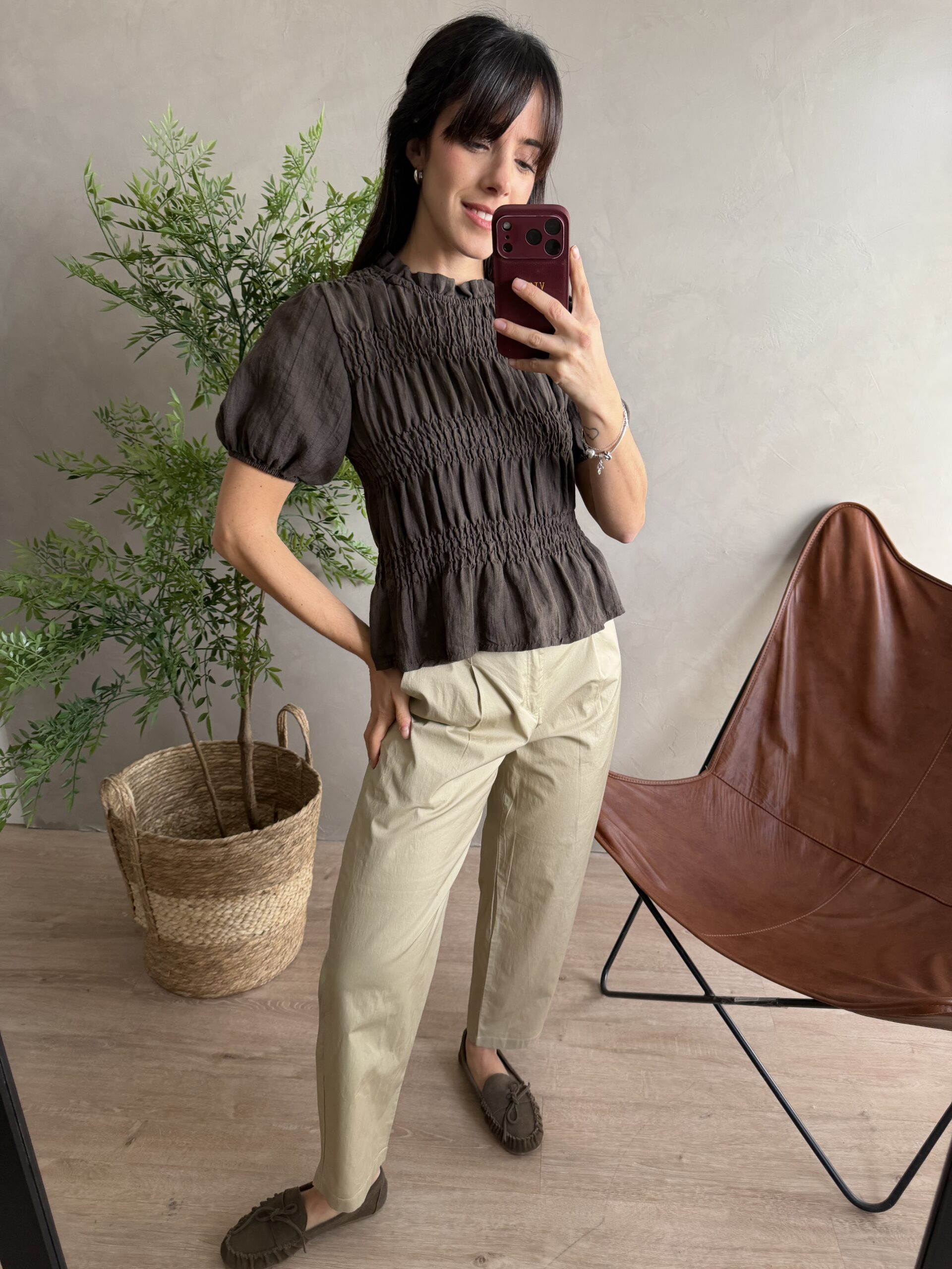 BLUSA EMA CHOCOLATE - Imagen 2