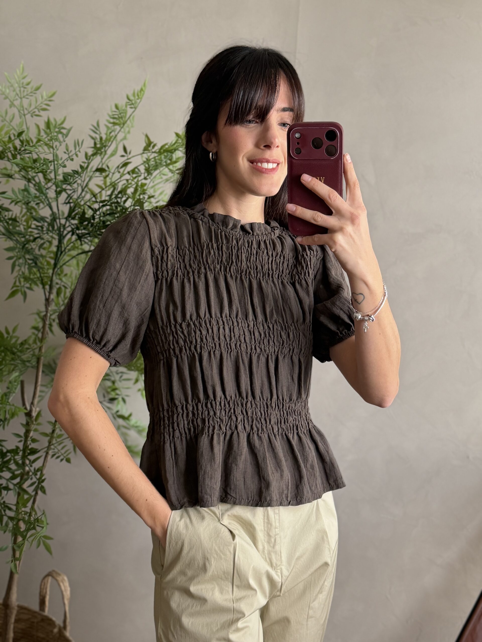 BLUSA EMA CHOCOLATE