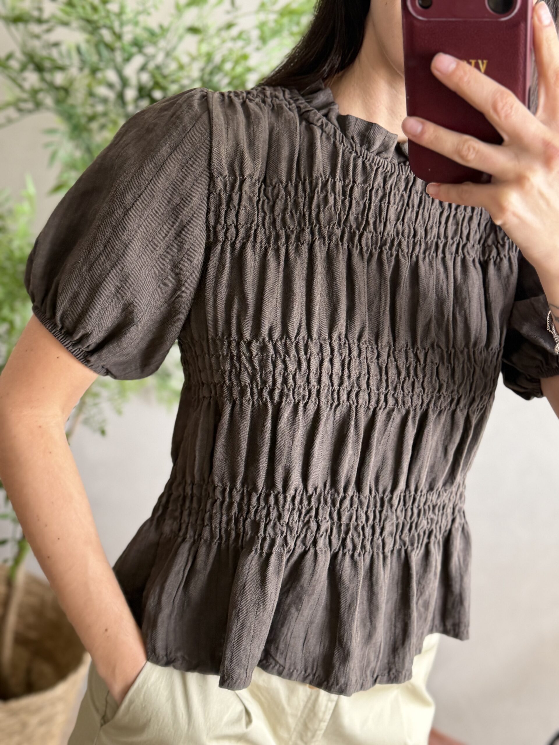 BLUSA EMA CHOCOLATE - Imagen 4