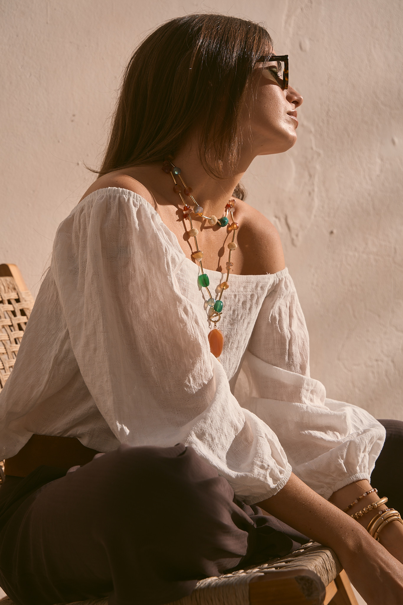 BLUSA CARMEN OFF WHITE - Imagen 3