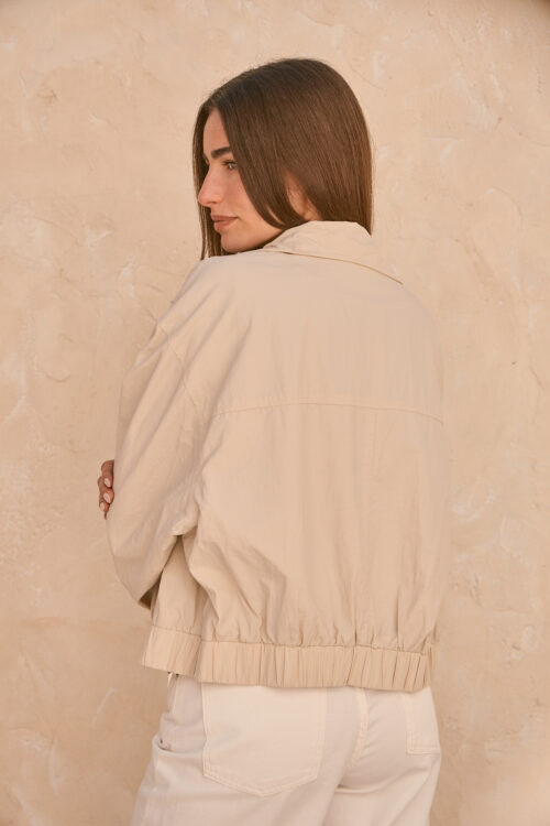 Alternative view of CAMPERA BOMBER BEIGE