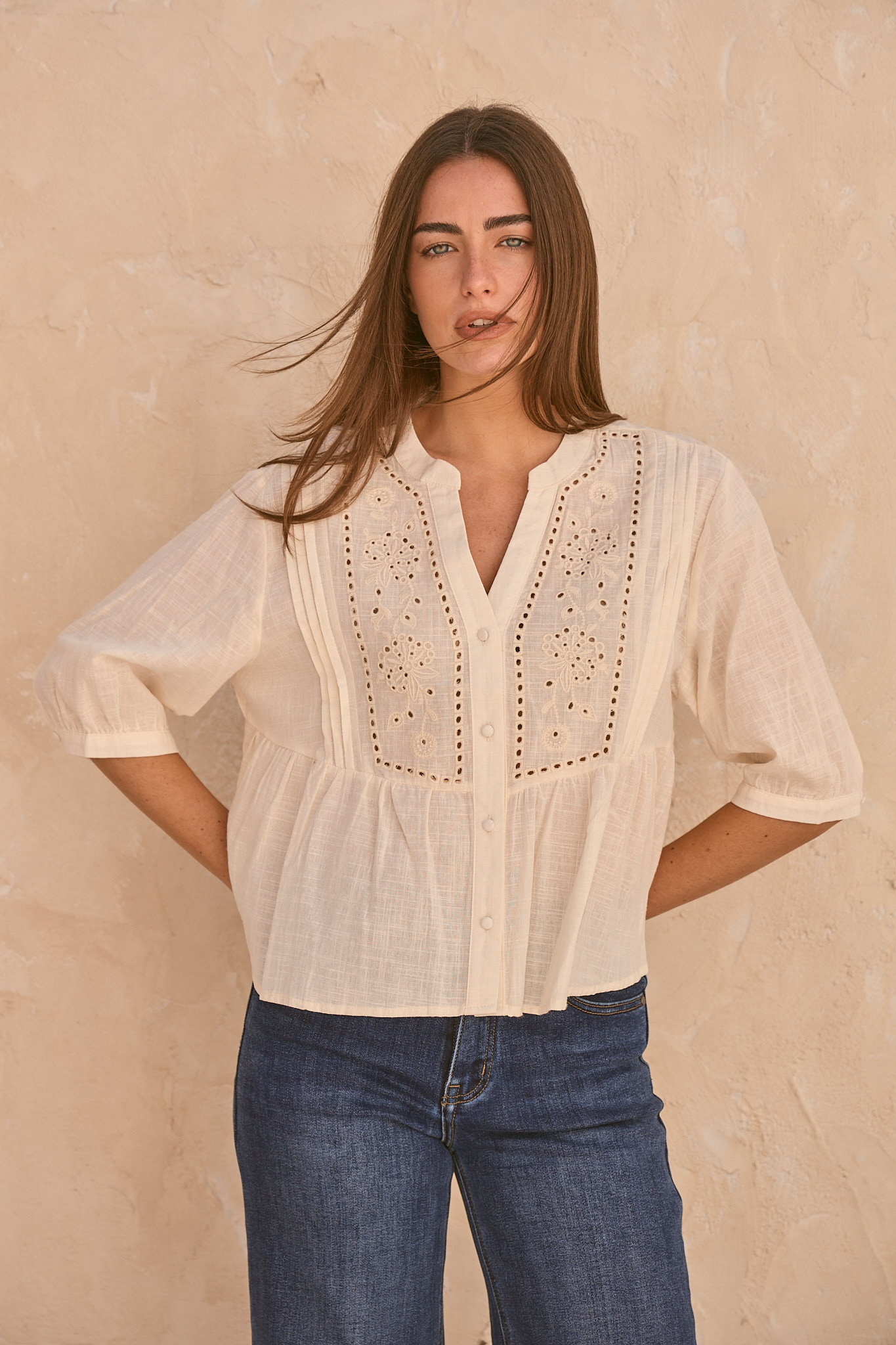 BLUSA ELOISE NAT - Imagen 2