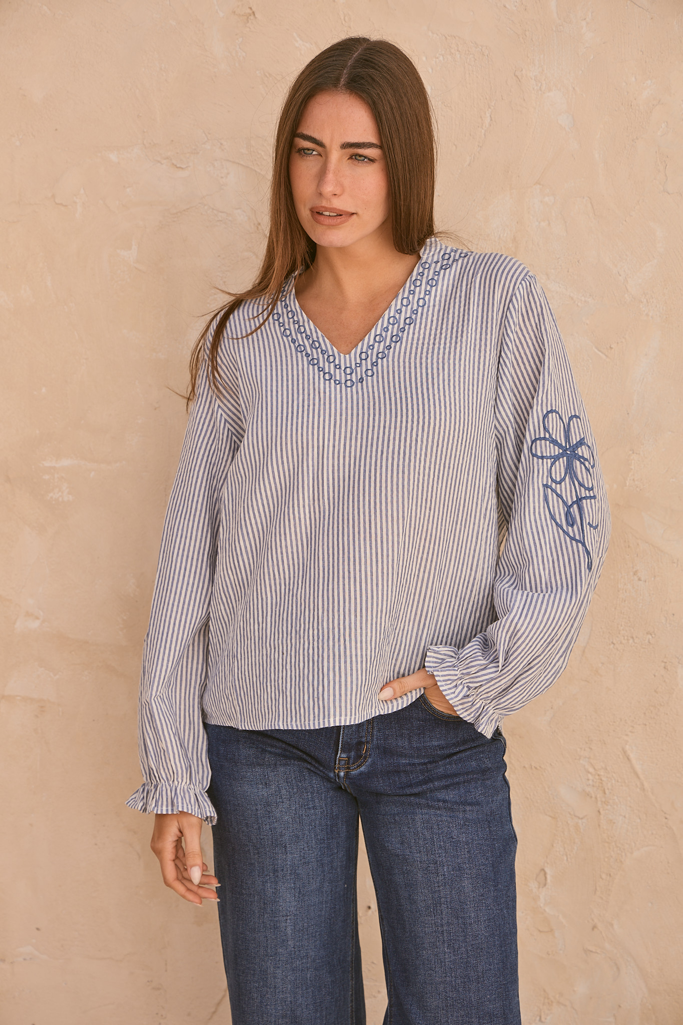 CAMISA BOMA CELESTE - Imagen 3