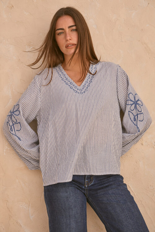 CAMISA BOMA CELESTE