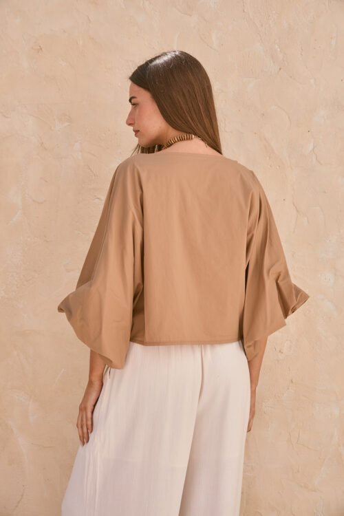 Alternative view of BLUSA CIPRI BEIGE