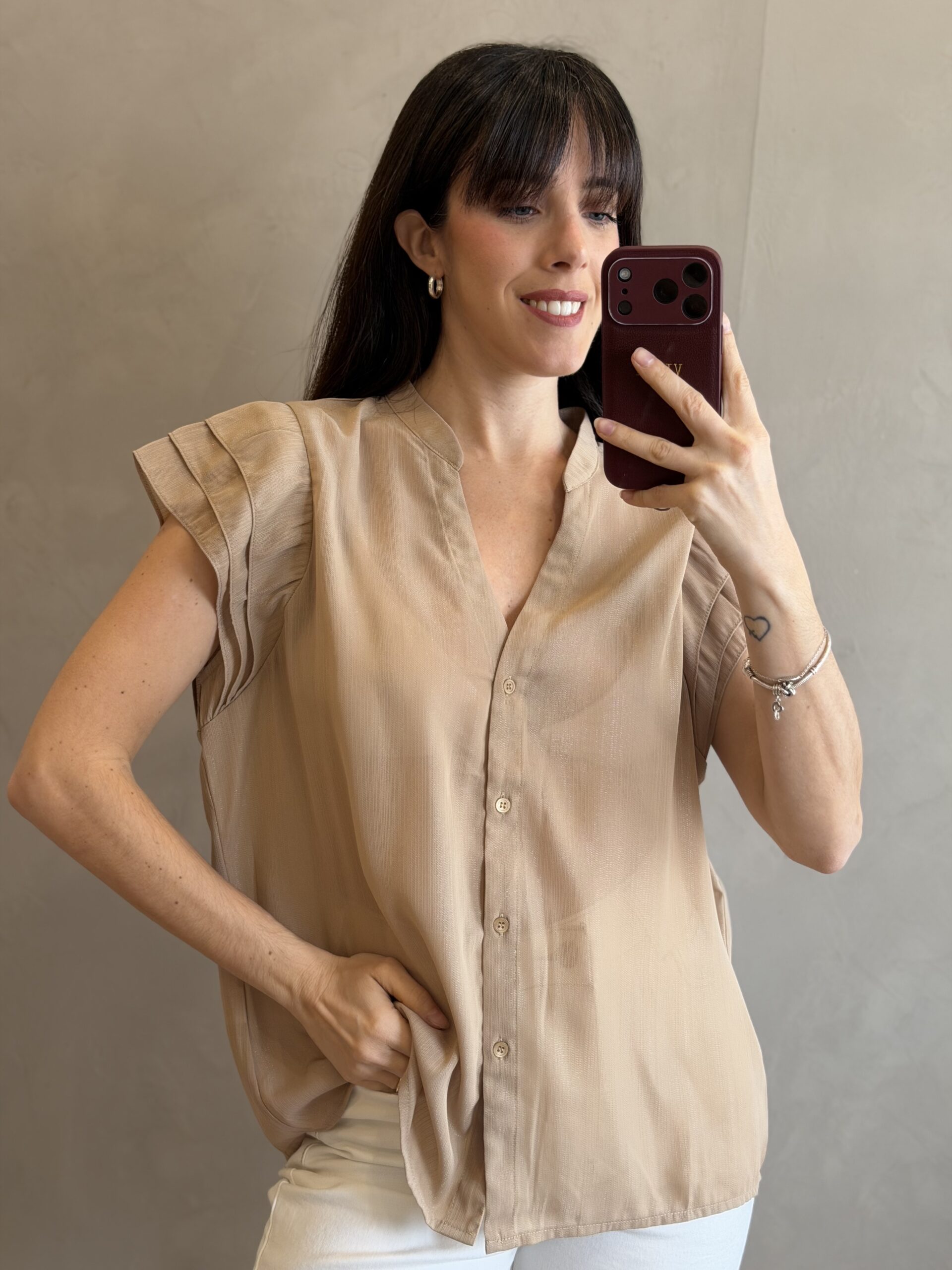 BLUSA GASPI BEIGE