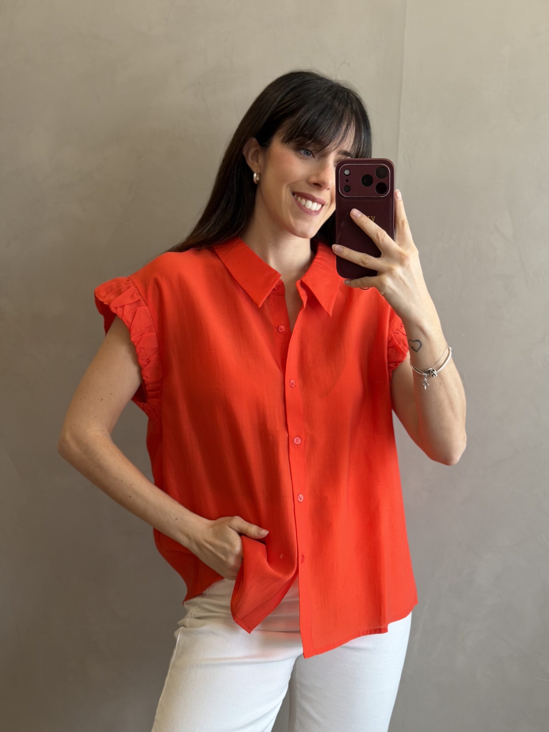 CAMISA BUENA CORAL