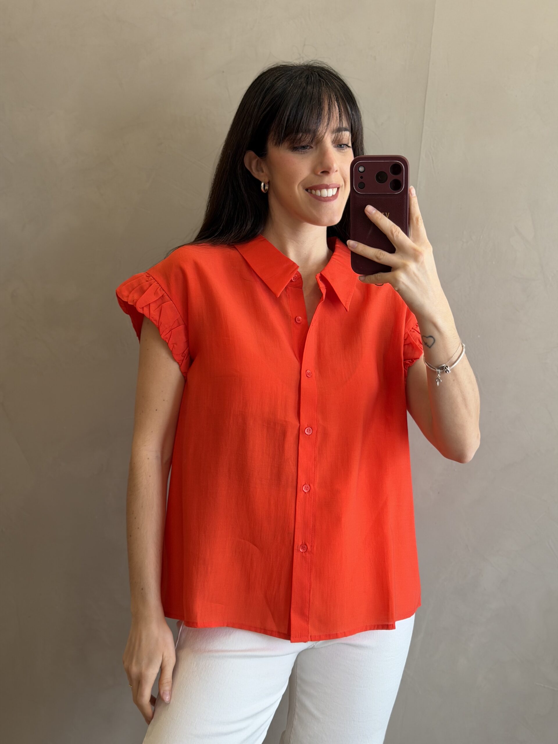 CAMISA BUENA CORAL - Imagen 2