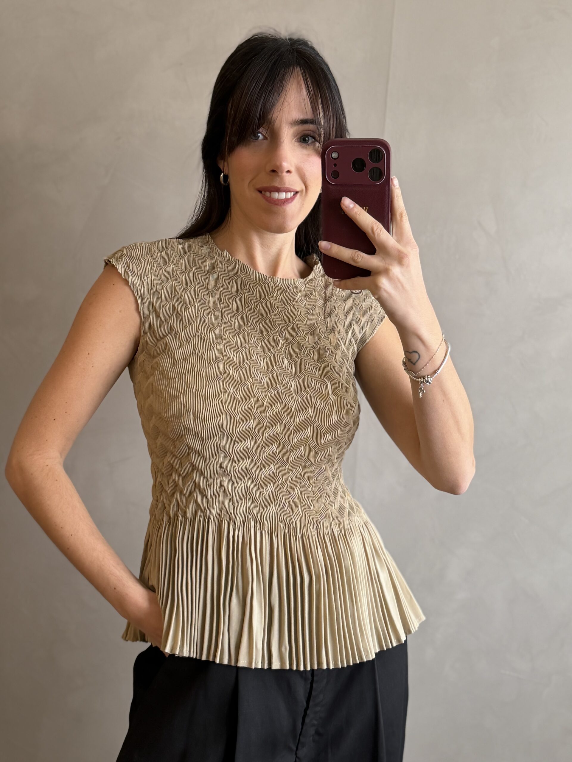 BLUSA SORO BEIGE