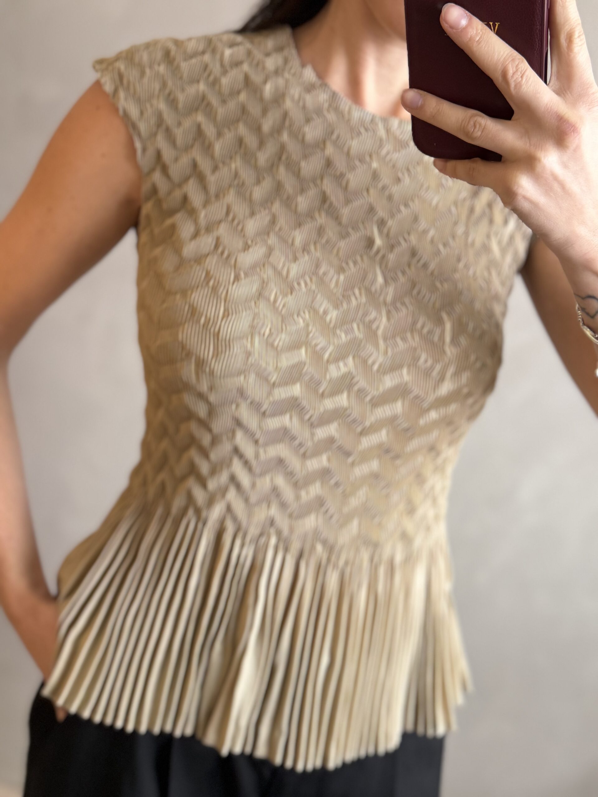 BLUSA SORO BEIGE - Imagen 3