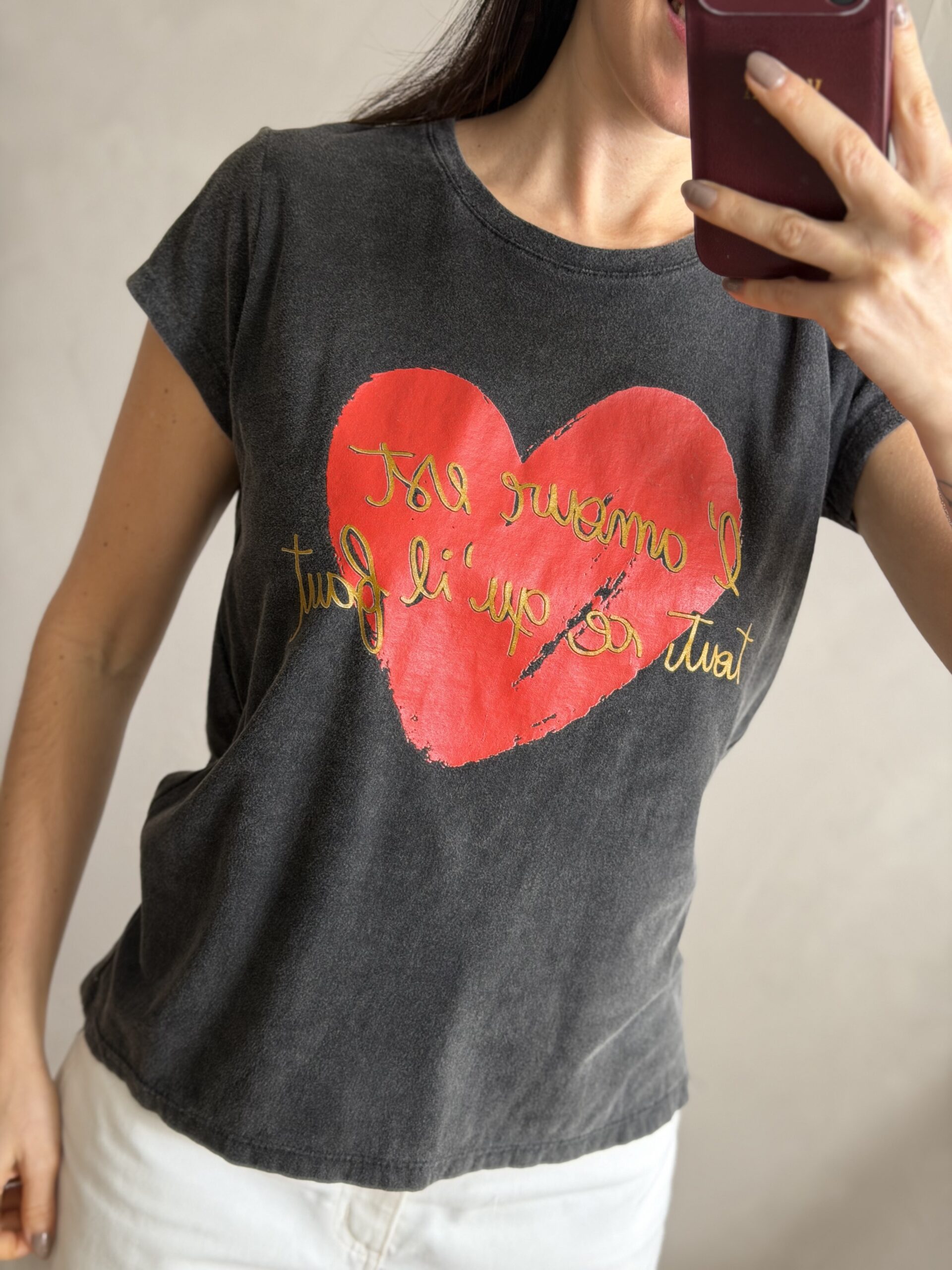 REMERA HEART STONEWASH - Imagen 2