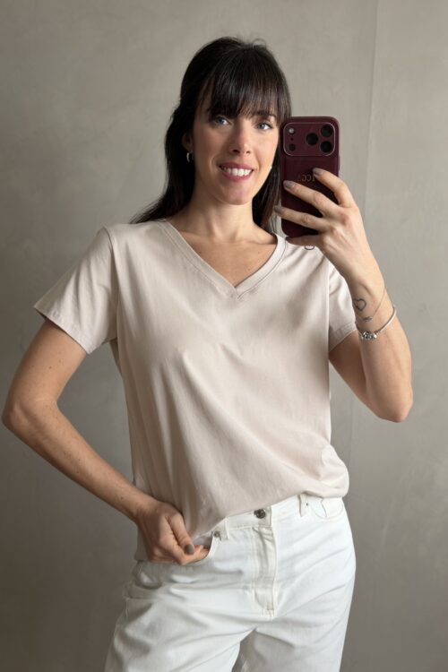 REMERA LOTUS NUDE