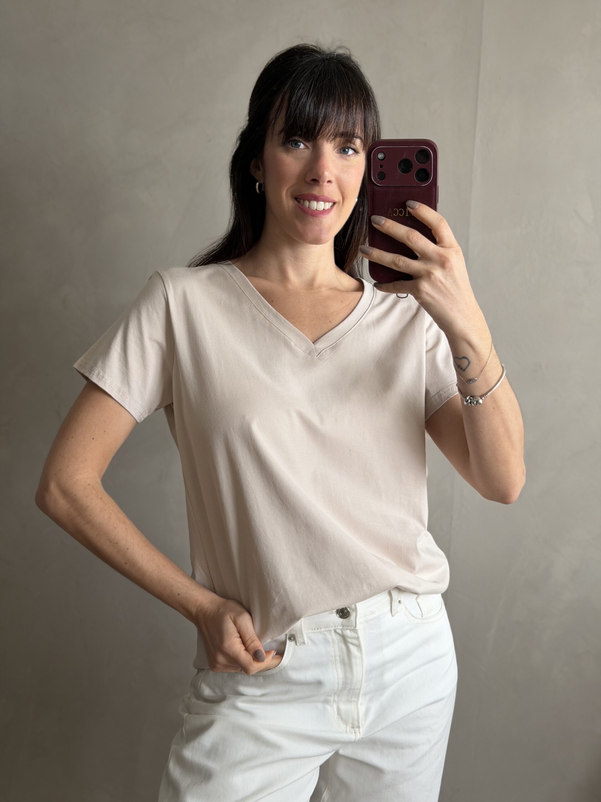 REMERA LOTUS NUDE